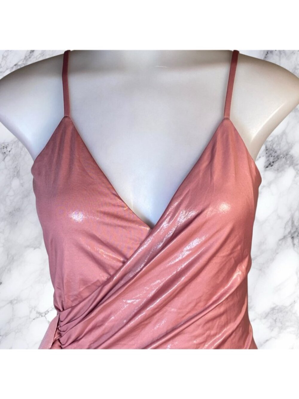 NBD Anjel Ruffle Maxi Dress in Blush Pink - Picture 12 of 12